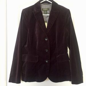 NWT Eddie Bauer Velveteen Blazer